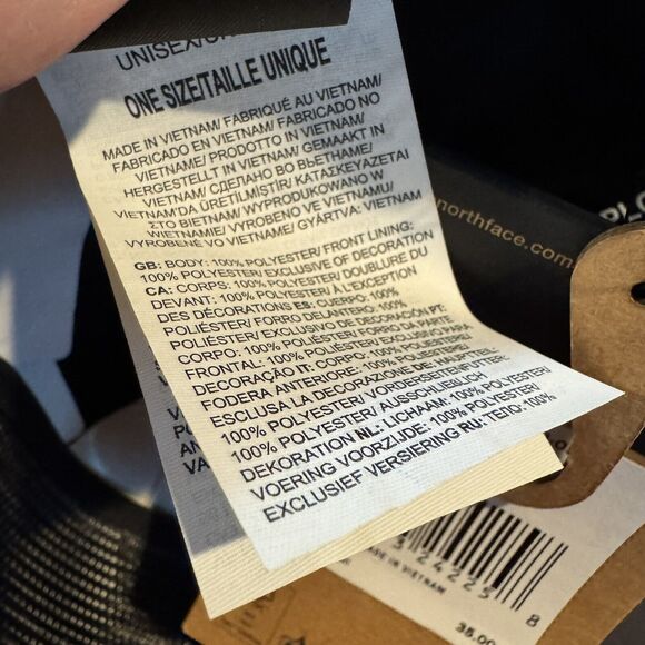 The North Face "Walls Are Meant For Climbing" Hat Adjustable Snapback Black Cap - Picture 10 of 12